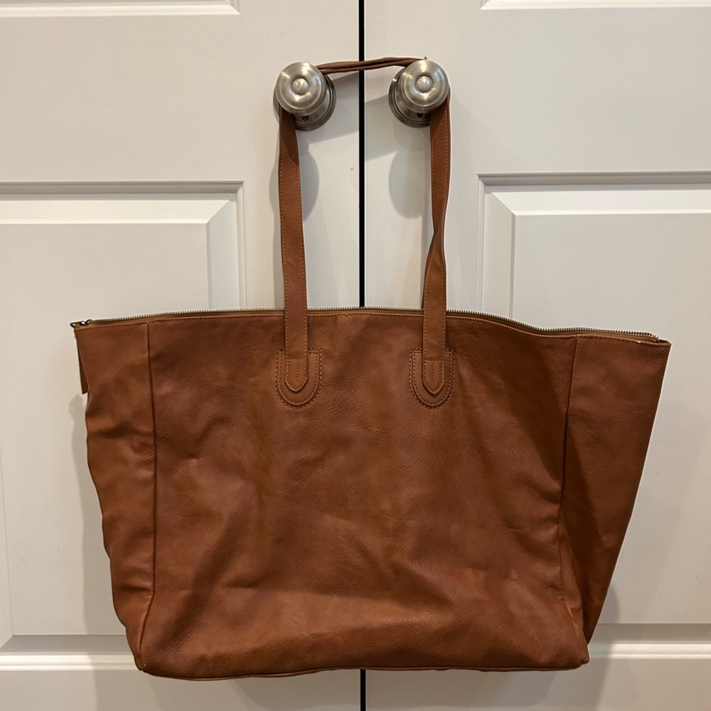 Large Leather tote - Picture 3 of 3